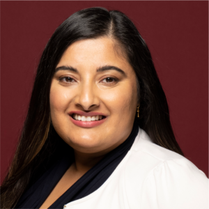Headshot of Hemali Joshi, BS Pharm, BS GIS